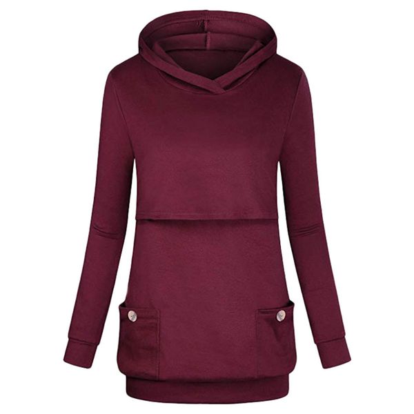 maternity striped women nursing maternity long sleeves hooded breastfeeding hoodie pregnant women long sleeve hooded sweater, White
maternity striped women nursing maternity long sleeves hooded breastfeeding hoodie pregnant women long sleeve hooded sweater, White