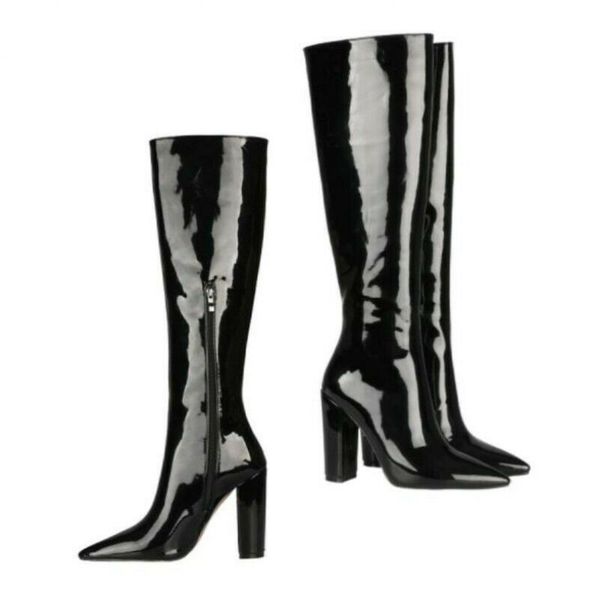 womens western trendy knight mid calf boots pointy toe block heel shoes 34/45 l, Black
womens western trendy knight mid calf boots pointy toe block heel shoes 34/45 l, Black