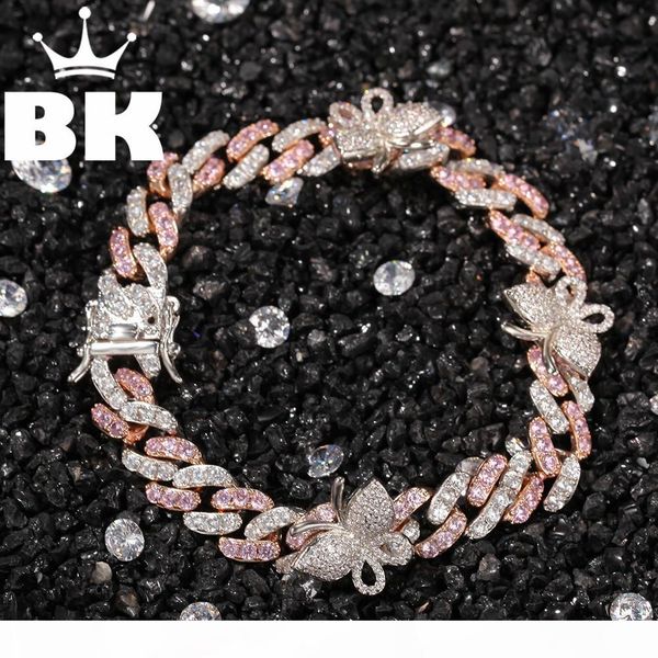 hip hop copper 9mm micro pave cz cuban link bracelet with small butterfly 9inch ankle punk miami bracelet accept custom color, Golden;silver
hip hop copper 9mm micro pave cz cuban link bracelet with small butterfly 9inch ankle punk miami bracelet accept custom color, Golden;silver