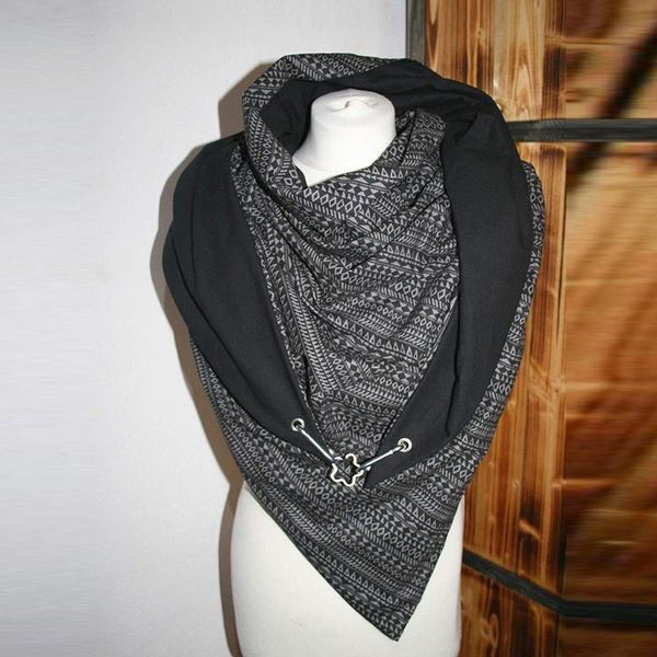 new scarf women fashion women printed printing button soft wrap casual warm scarves shawls multi-purpose shawl scarf #915, Blue;gray
new scarf women fashion women printed printing button soft wrap casual warm scarves shawls multi-purpose shawl scarf #915, Blue;gray