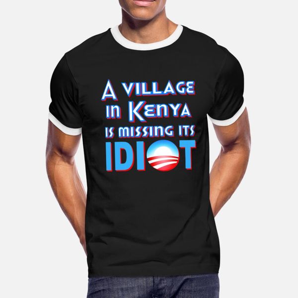 a village in kenya is missing its idiot obama t shirt men printed 100% cotton s-xxxl trend famous humor summer style outfit shirt
a village in kenya is missing its idiot obama t shirt men printed 100% cotton s-xxxl trend famous humor summer style outfit shirt