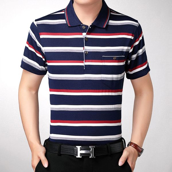 men's polos 2021 fashion pocket short sleeve shirt striped wear men camisa masculina mens hombre blouse clothing, White;black
men's polos 2021 fashion pocket short sleeve shirt striped wear men camisa masculina mens hombre blouse clothing, White;black