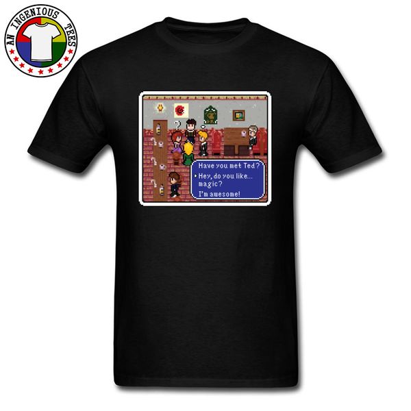 top quality мужской смешной черная футболка himym the game волшебного young tshirts чистого хлопок удобные тройники ретро видео игры
top quality мужской смешной черная футболка himym the game волшебного young tshirts чистого хлопок удобные тройники ретро видео игры