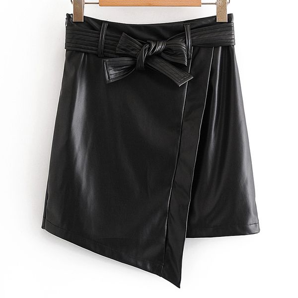 malina black pu leather mini skirts women fashion asymmetrical sheath skirt women elegant tie belt waist skirts female ladies hy
malina black pu leather mini skirts women fashion asymmetrical sheath skirt women elegant tie belt waist skirts female ladies hy