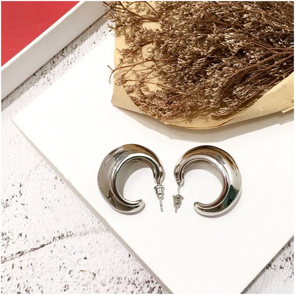 simple stainless steel hopp earrings for women gold color classic circle earing female street wear brincos fashion jewelry ing, White
simple stainless steel hopp earrings for women gold color classic circle earing female street wear brincos fashion jewelry ing, White