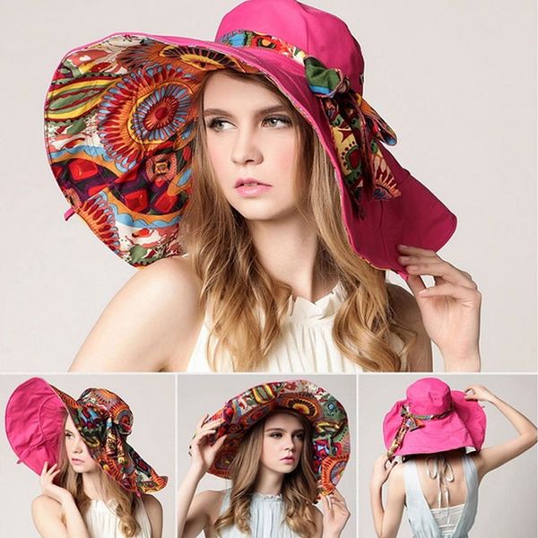Fashion Women Flower Folding Brimmed Hat Sun UV Protection Outdoor Summer Beach Bowknot Hats -OPK, Blue;gray
Fashion Women Flower Folding Brimmed Hat Sun UV Protection Outdoor Summer Beach Bowknot Hats -OPK, Blue;gray