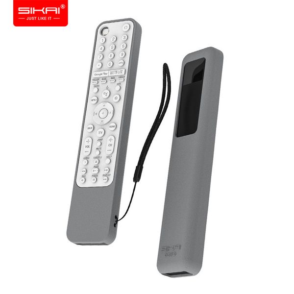 remote controlers silicone cover for sony rmf-tx600u tx600e rmf-tx500e smart tv voice control case shockproof protective sikai