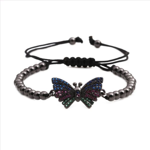 10 pcs black gun plated copper beads butterfly with cubic zirconia bracelet for gift insect jewelr
10 pcs black gun plated copper beads butterfly with cubic zirconia bracelet for gift insect jewelr