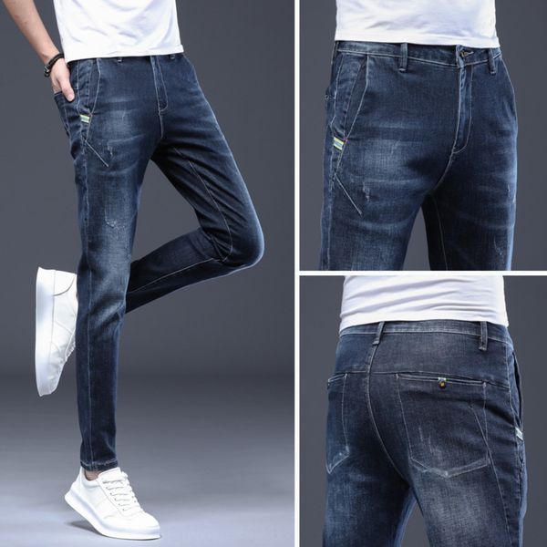 2020 осень новые и джинсы мужские джинсы slim fit ноги размять универсальный брюки мужские корейский стиль модные молодежные брюки pxhkq, Blue
2020 осень новые и джинсы мужские джинсы slim fit ноги размять универсальный брюки мужские корейский стиль модные молодежные брюки pxhkq, Blue