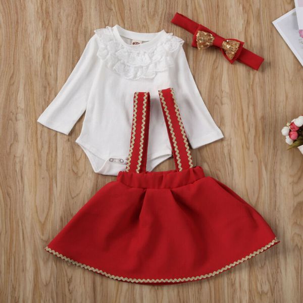 baby spring autumn clothing christmas infant baby girl clothes ruffle lace romper 2020 tutu strap dress headband 3pcs outfit, White
baby spring autumn clothing christmas infant baby girl clothes ruffle lace romper 2020 tutu strap dress headband 3pcs outfit, White