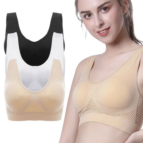no steel ring full cup women padded vest women bandage sport bra fashion sportwear underwear shockproof soft charming slim-type, White;black
no steel ring full cup women padded vest women bandage sport bra fashion sportwear underwear shockproof soft charming slim-type, White;black