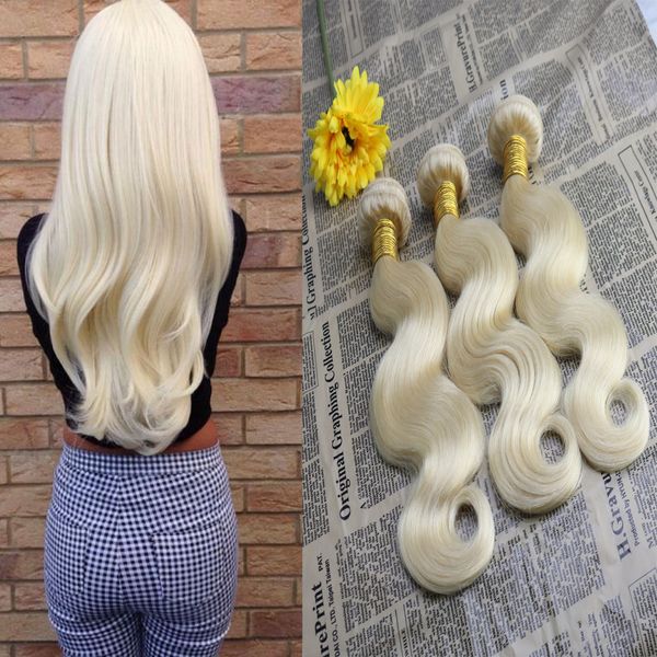 100% unprocessed virgin european human hair extensions body wave remy hair bundles #613 blonde hair weft weave 100g/bundle, Black
100% unprocessed virgin european human hair extensions body wave remy hair bundles #613 blonde hair weft weave 100g/bundle, Black