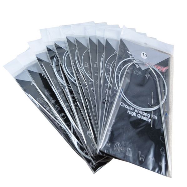 1 set needlework tool stainless steel crochet weaving pin circular knitting needles 11 pcs home sweater sewing tools accessory, Black
1 set needlework tool stainless steel crochet weaving pin circular knitting needles 11 pcs home sweater sewing tools accessory, Black