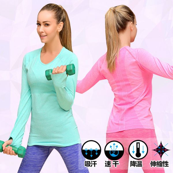 fitness gym t shirt compression tights women's sport t shirts running long sleeve t-shirts undershirt women clothes tees, White;red
fitness gym t shirt compression tights women's sport t shirts running long sleeve t-shirts undershirt women clothes tees, White;red