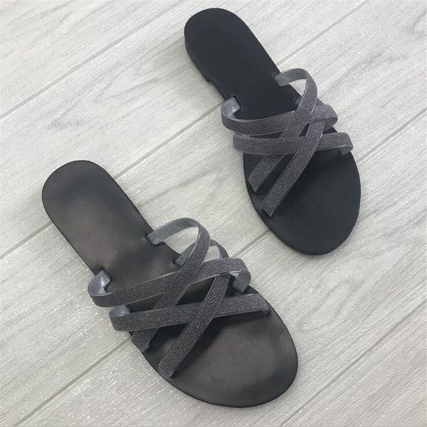плюс размер тапочки женщины non-slip wild мода перевязью сандалии дамы пляж обувь отпуск roman квартиры обувь, Black
плюс размер тапочки женщины non-slip wild мода перевязью сандалии дамы пляж обувь отпуск roman квартиры обувь, Black