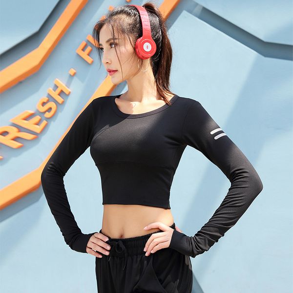 yoga shirt quick-drying gym long sleeve t-shirts exposed navel crop women running yoga sport fitness women, White;red
yoga shirt quick-drying gym long sleeve t-shirts exposed navel crop women running yoga sport fitness women, White;red