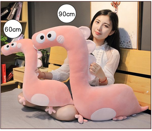 1pc 46-90cm Creative Cartoon Dinosaur Plush Toys Stuffed Animals Dinosaur Pillow Sofa Cushion Dolls Kids Boy Girls Gift