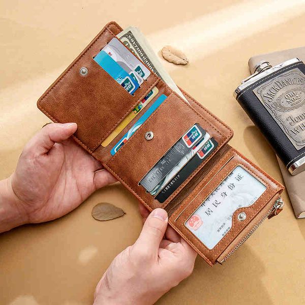 men's wallet casual short three fold small wallet luxury portefeuille homme new leather male wallets card holder coin money bag, Silver
men's wallet casual short three fold small wallet luxury portefeuille homme new leather male wallets card holder coin money bag, Silver