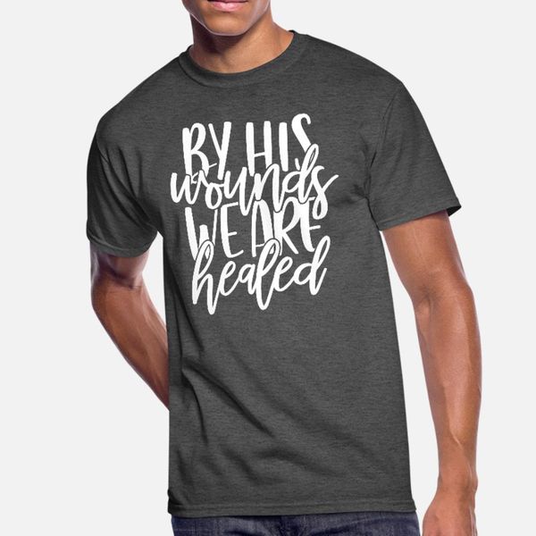 by his wounds we are healed, christian, bible, god t shirt men designing 100% cotton euro size s-3xl pattern fitness funny spring autumn
by his wounds we are healed, christian, bible, god t shirt men designing 100% cotton euro size s-3xl pattern fitness funny spring autumn