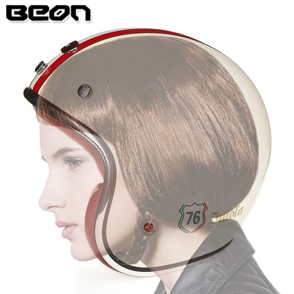 beon retro style motorcycle helmet 3/4 open face helmet of fiber reinforced plastics casque moto vintage 108
beon retro style motorcycle helmet 3/4 open face helmet of fiber reinforced plastics casque moto vintage 108