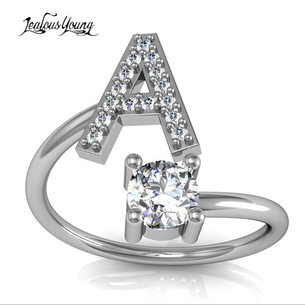 fashion letter adjustable engagement ring for women with round zirconia luxury wedding rings jewelry accessories gift, Golden;silver
fashion letter adjustable engagement ring for women with round zirconia luxury wedding rings jewelry accessories gift, Golden;silver