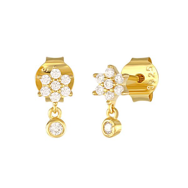 AprilGrass Brand Designer Hot Selling 100% 925 Sterling Silver CZ Flower Small Stud Earrings for Women Fashion Designer Beautiful Earrings
AprilGrass Brand Designer Hot Selling 100% 925 Sterling Silver CZ Flower Small Stud Earrings for Women Fashion Designer Beautiful Earrings