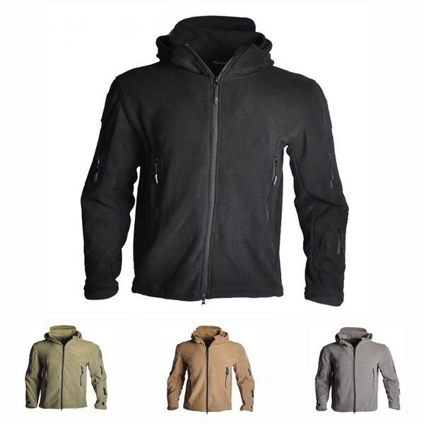 outdoor jackets&hoodies men's windproof tactical soft shell fleece jacket army shooting hunting coats for camping hiking thermal hooded, Blue;black
outdoor jackets&hoodies men's windproof tactical soft shell fleece jacket army shooting hunting coats for camping hiking thermal hooded, Blue;black