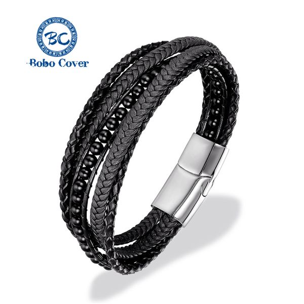 fashion men jewelry braided genuine leather bracelets stainless steel buckle natural stone bead bracelet women gift dropshipping, Golden;silver
fashion men jewelry braided genuine leather bracelets stainless steel buckle natural stone bead bracelet women gift dropshipping, Golden;silver