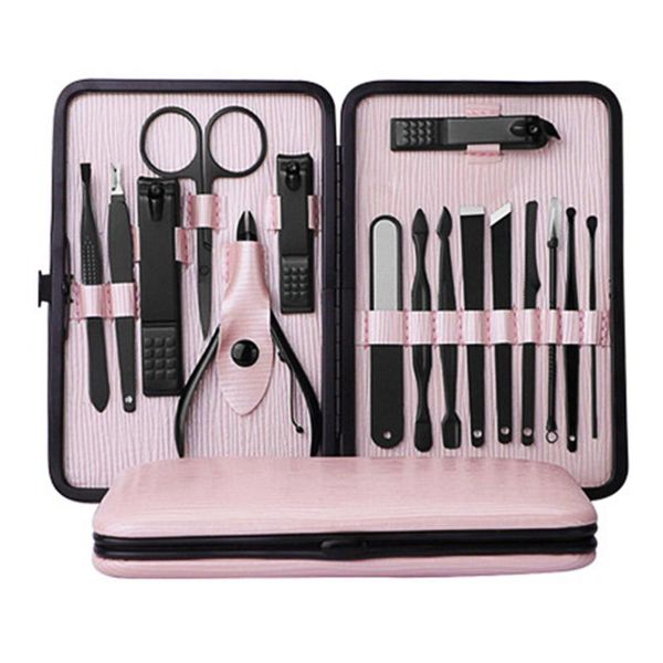 nail art kits 16pcs pedicure manicure tool kit portable set with acne needle file trimmer eyebrow scissors tools
nail art kits 16pcs pedicure manicure tool kit portable set with acne needle file trimmer eyebrow scissors tools