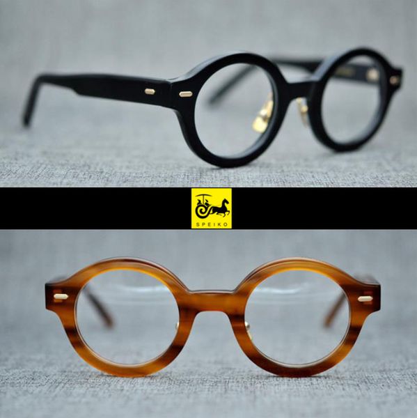 speiko hand made acetate myopia reading glasses 1.74 anti-blue lens re45 retro mask round style vintage glasses, Black
speiko hand made acetate myopia reading glasses 1.74 anti-blue lens re45 retro mask round style vintage glasses, Black