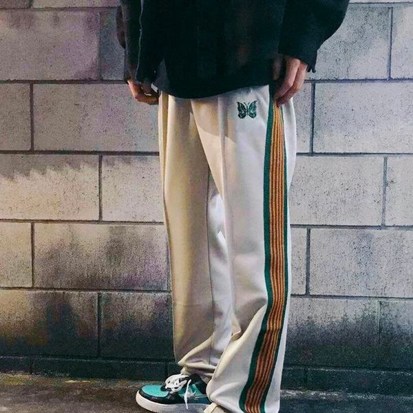 20ss classic butterfly embroidery wide leg pants side webbing drawstring pants elastic waist trousers sweatpants sport high street hfymkz257, Black
20ss classic butterfly embroidery wide leg pants side webbing drawstring pants elastic waist trousers sweatpants sport high street hfymkz257, Black