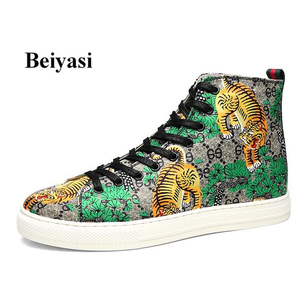 2020 brand autumn green men high luxury sneakers men tige printing casual shoes fashion vulcanize shoes zapatilla hombre, Black
2020 brand autumn green men high luxury sneakers men tige printing casual shoes fashion vulcanize shoes zapatilla hombre, Black
