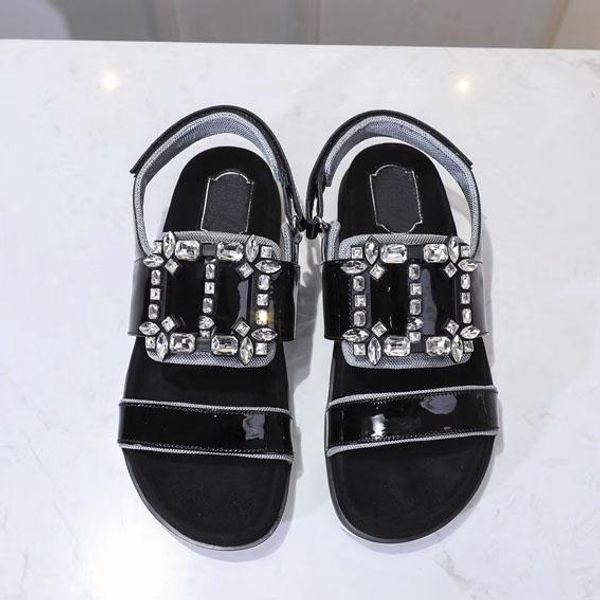 2020 new classic style jewery crystal strap sandals thick bottomshopping fashion vintage summer bohemia shoes size 35-40, Black
2020 new classic style jewery crystal strap sandals thick bottomshopping fashion vintage summer bohemia shoes size 35-40, Black