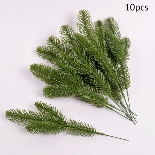 decorative flowers & wreaths 10pcs/lot artificial pine leaf branches fake plants leaves 25cm christmas tree for xmas ornaments decorations
decorative flowers & wreaths 10pcs/lot artificial pine leaf branches fake plants leaves 25cm christmas tree for xmas ornaments decorations