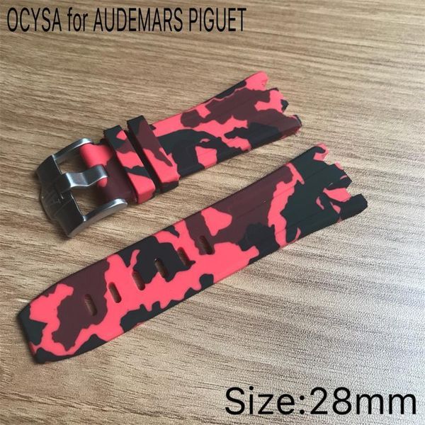 luxury watch camouflage rubber silicone waterproof strap with stainless steel pin buckle fit for ap watch, Black;brown
luxury watch camouflage rubber silicone waterproof strap with stainless steel pin buckle fit for ap watch, Black;brown