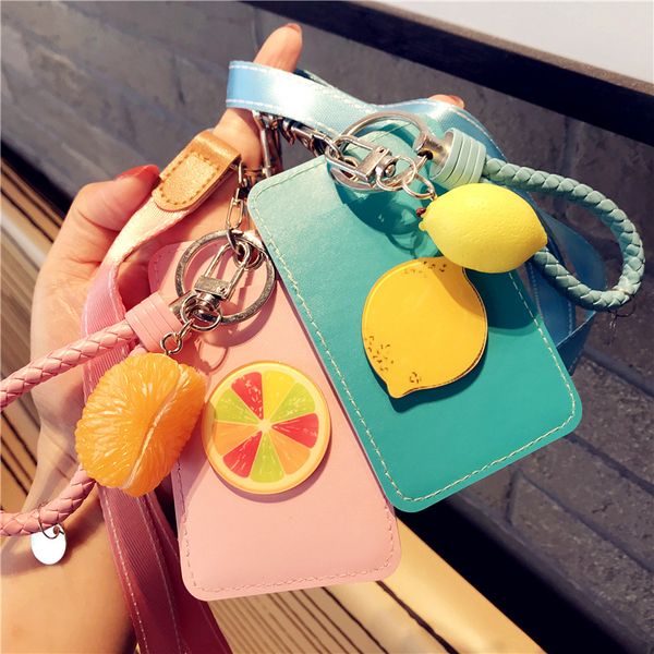 fashion jewelry lmitation lemon orange strawberry keychain pu leather couple card set key ring bus bank card id bag, Silver
fashion jewelry lmitation lemon orange strawberry keychain pu leather couple card set key ring bus bank card id bag, Silver