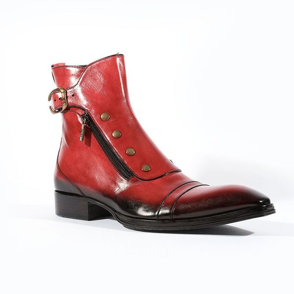 mens boots fashion red autumn male footwear leather casual shoes classic comfortable big size 37-48 shoes for men, Black
mens boots fashion red autumn male footwear leather casual shoes classic comfortable big size 37-48 shoes for men, Black