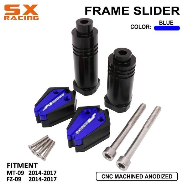 мотоцикл алюминиевая рама краш pad slider падение cover protector guard для mt09 mt09 fz09 fz09 2014-2020
мотоцикл алюминиевая рама краш pad slider падение cover protector guard для mt09 mt09 fz09 fz09 2014-2020