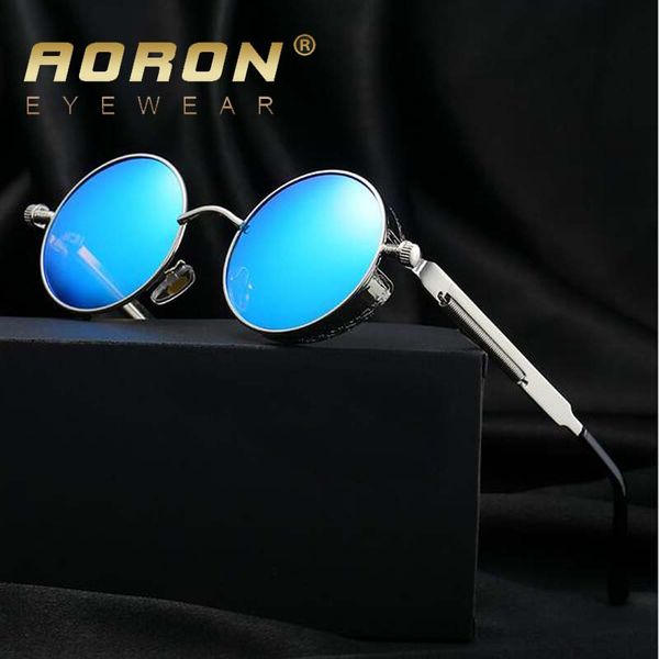 sunglasses brand gothic steampunk men polarized coating mirrored round circle sun glasses retro vintage eyewear, White;black
sunglasses brand gothic steampunk men polarized coating mirrored round circle sun glasses retro vintage eyewear, White;black