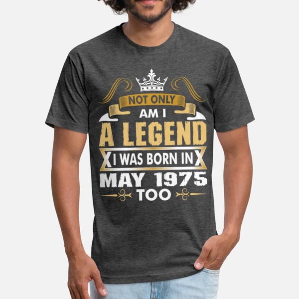 not only am i a legend i was born in may 1975 t shirt men customized 100% cotton s-xxxl formal sunlight humor spring autumn natural shirt, White;black
not only am i a legend i was born in may 1975 t shirt men customized 100% cotton s-xxxl formal sunlight humor spring autumn natural shirt, White;black