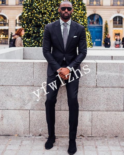 новые две кнопки groomsmen пик нагрудные свадебные groom tuxedos мужские костюмы венчания / prom / ужин best man blazer (куртка + галстук, Black;gray
новые две кнопки groomsmen пик нагрудные свадебные groom tuxedos мужские костюмы венчания / prom / ужин best man blazer (куртка + галстук, Black;gray
