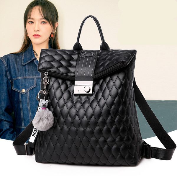 leather luggage tag20202020 autumn and winter new korean womens large capacity pu leather backpack simple fashion all-match fashion school b
leather luggage tag20202020 autumn and winter new korean womens large capacity pu leather backpack simple fashion all-match fashion school b