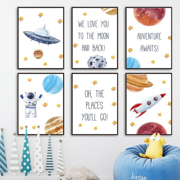 planet astronaut rocket motivational quote wall art canvas painting nordic posters and prints wall pictures kids room home decor
planet astronaut rocket motivational quote wall art canvas painting nordic posters and prints wall pictures kids room home decor