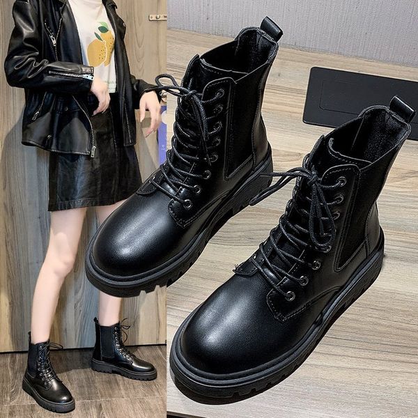 autumn winter casual boots women new black thick heels platform shoes female round toe lace-up basic shoes woman
autumn winter casual boots women new black thick heels platform shoes female round toe lace-up basic shoes woman