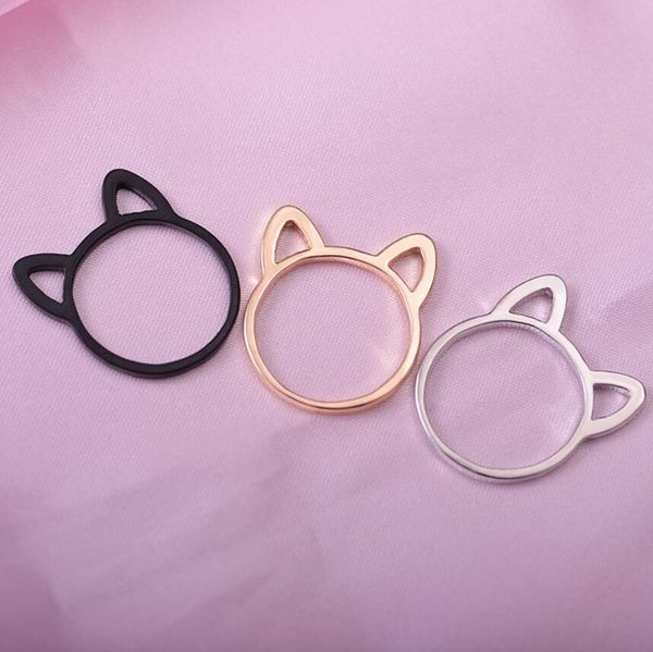 jewelry cat's ear band rings simple hollow out cat's ear shape rings for women cute fashion, Silver
jewelry cat's ear band rings simple hollow out cat's ear shape rings for women cute fashion, Silver