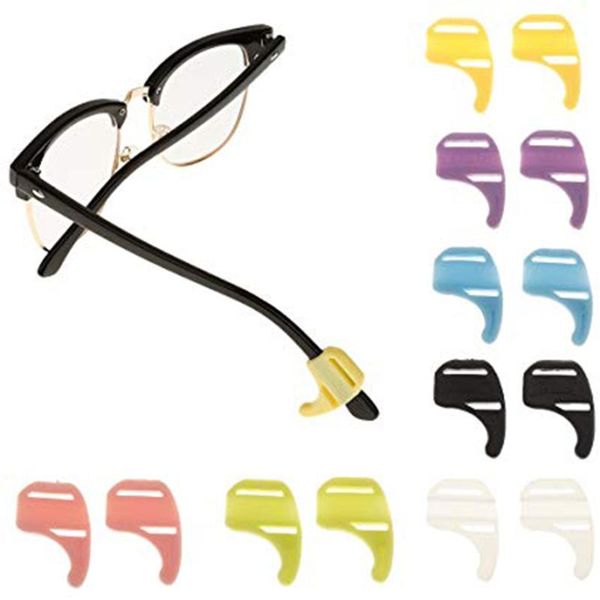 1 pair silicone sunglasses anti slip ear surpporting hooks sports eyeglasses holders parts, Silver
1 pair silicone sunglasses anti slip ear surpporting hooks sports eyeglasses holders parts, Silver