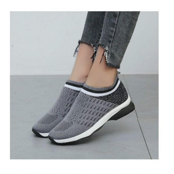 2020 mesh sneakers women vulcanized shoes solid flat platform knited spring autumn wedges shoes women zapatos mujer size 35~43, Black
2020 mesh sneakers women vulcanized shoes solid flat platform knited spring autumn wedges shoes women zapatos mujer size 35~43, Black