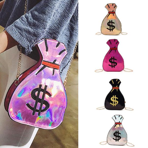 2020 долларов форма crossbody сумка для женщин pu кожаные мешки посыльного голографический лазерный дамы цепи сумки на ремне сумки кошельки
2020 долларов форма crossbody сумка для женщин pu кожаные мешки посыльного голографический лазерный дамы цепи сумки на ремне сумки кошельки
