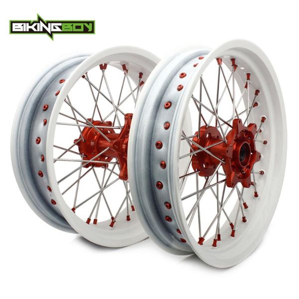 bikingboy 17" front rear wheels rims hubs for exc-f 500 10-15 exc-f 450 03-15 exc-r 450 08-09 350 12-15 exc-f250 07-15
bikingboy 17" front rear wheels rims hubs for exc-f 500 10-15 exc-f 450 03-15 exc-r 450 08-09 350 12-15 exc-f250 07-15