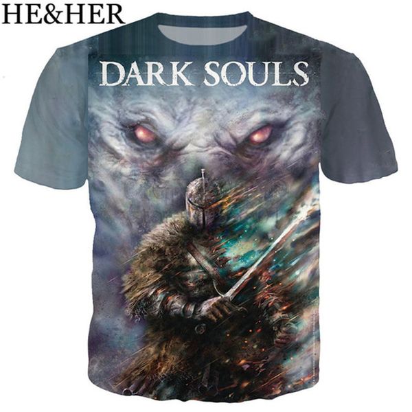 arrival game dark soul 3d print shirts kawaii aesthetic horror men clothing
